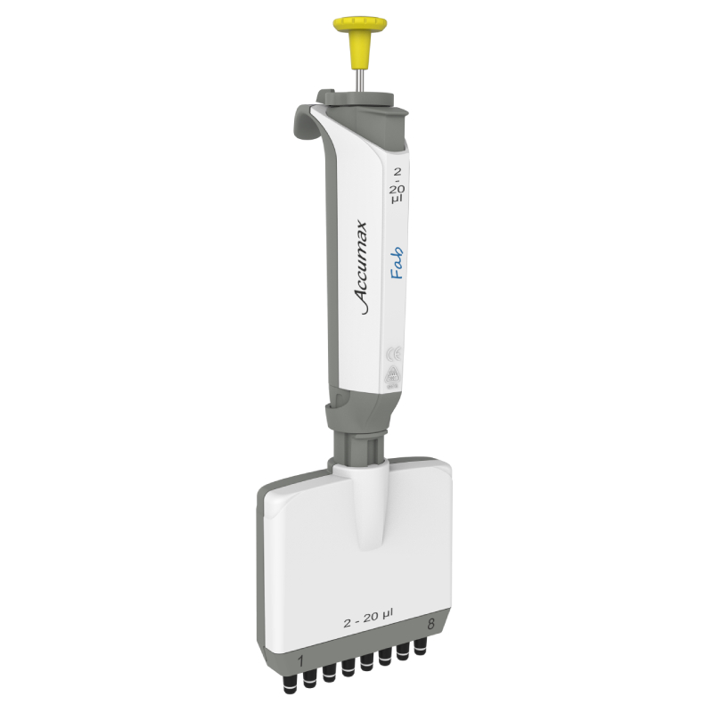 Механический дозатор FAB переменного объёма, 8-канальный, 2-20 мкл