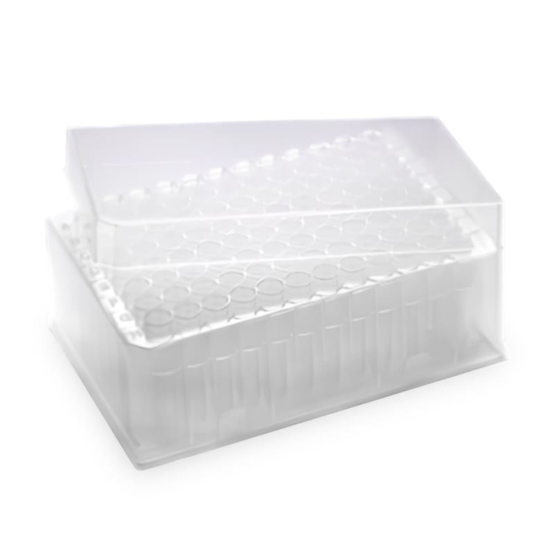 Титер-трубки в стрипах на 8 пробирок, 96 штук в штативе